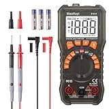 Multimeter Digitales, Multitester mit NCV berührungsloser Spannungserkennung, Auto-Range-Tests, Batterietester, True RMS 2000 Zählungen, AC/DC Strom, AC/DC Spannung, Widerstand, Kontinuität, Diode