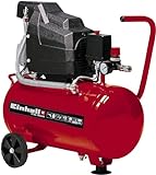 Einhell Kompressor TC-AC 190/24/8 (1500 W., max. 8 bar, 24 l-Tank, 165 l/min Ansaugleistung, Motordrehzahl 2850 min^-1, Druckminderer, Manometer, Ölschmierung)