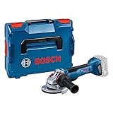 Bosch Professional 18V System Akku Winkelschleifer GWS 18V-10 P (inkl.Zusatzhandgriff, Schutzhaube, Schnellspannmutter, Aufnahmeflansch, L-BOXX-Einlage, L-BOXX, ohne Akku/ Ladegerät)