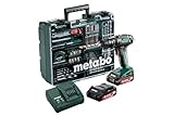 Metabo Akku Schlagbohrschrauber SB 18 Set (mit Akku 2,0 Ah, 18 V, Schlagschrauber mit Koffer + umfangreiches Zubehör - Set) 602245880