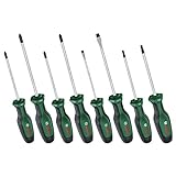 Bosch Home and Garden Bosch Schraubendreher-Set, 8-teilig (Hochwertiger Schraubenzieher- Satz für Heimwerker; erstklassiger S2-Stahl; Softgrip; magnetische Spitze)