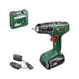 Bosch Home and Garden Bosch Akkuschrauber EasyDrill 18V-40 (Schrauben oder Bohren in Holz, Metall und Kunststoff; 18 Volt System; 1x Akku 2,0 Ah; im Koffer)