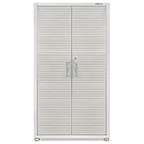 Seville Classics UltraHD Hochschrank, 91,4 x 45,7 x 171,5 cm (LxBxH), grau