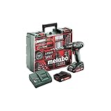 Metabo Akku Schlagbohrschrauber SB 18 Set (mit Akku 2,0 Ah, 18 V, Schlagschrauber mit Koffer + umfangreiches Zubehör - Set) 602245880