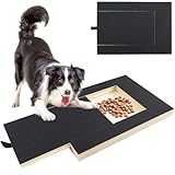 Tyafzzn Kratzbrett für Hunde, Dog Nail Scratch Board mit Leckerlibox, Kratzbrett für Hundekrallen, Hunde Kratzbrett für Nägel, Hunde Krallenschleifer für Nagelpflege von Haustieren