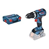 Bosch Professional 18V System Akku Schlagbohrschrauber GSB 18V-60 C (max. Drehmoment: 60 Nm, Connect Ready, ohne Akkus und Ladegerät, in L-BOXX 136), 06019G2103