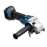 Akku Winkelschleifer Kompatibel für Makita 18V Akku (Ohne Akkus und Ladegerät) Scheiben-Ø: 125 mm, 800 W Akku Trennschleifer für Schneiden, Polieren,Schleifen (0*Batterie)