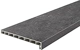 Lignodur Topline LD36 Innenfensterbank freestone 300 mm Auzsladung inkl. Seitenabschlüsse Fensterbank (800mm)