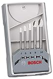 Bosch Accessories Professional 5tlg. CYL-9 Ceramic Fliesenbohrer-Set (für Stein, Fliesen, Ø 4–10 mm, Zylindrischer Schaft, Zubehör für Bohrmaschinen)