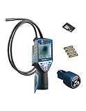 Bosch Akku-Inspektionskamera GIC 120 C, mit 4 x 1,5-V-(AA)-Batterien, Akku-Adapter 0601241200