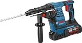 Bosch Professional 36V System Akku Bohrhammer GBH 36 VF-LI Plus (inkl. 2x 4.0Ah Akku, Schnellwechselbohrfutter 13mm, Wechselfutter SDS plus, Zusatzhandgriff, L-BOXX 23)