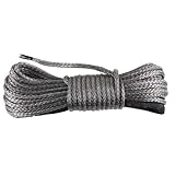 Synthetische Seilwinde Line Kabel 1/4 x 48 '(5 mmx15 m) 7700lbs Seilwinde ATV UTV Quad Dyneema SK78 Kunststoff 4 x 4 Offroad WI