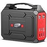 Powkey Tragbare Powerstation 99Wh/27000mAh Tragbares Kraftwerk 100W Solargenerator mit 230V AC Ausgang/QC 3.0 18W USB/Typ-C für Camping Wohnmobile Notstromaggregat