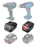 TPDL 2 Stück Akku Adapter für Bosch für Makita 18V Akku Elektrowerkzeug, MT18BS für Makita Akku auf für Bosch Professional 18V System Werkzeug, BS18MT Konverter für Bosch GBA auf Makita 18V Werkzeug