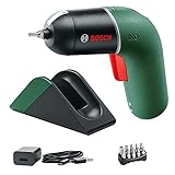 Bosch Akkuschrauber IXO Set mit Ladestation (6. Generation, grün, variable Drehzahlsteuerung, über mitgelieferte Ladestation und Micro-USB-Kabel aufladbar, in Kartonschachtel) - Amazon Edition