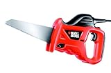 Black+Decker 400W Universal-Säbelsäge KS880EC (zum Sägen Von Holz, Metall Oder Kunststoff, Inkl. Holzsägeblatt (239mm))