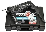 Makita HR2470BX40 Kombihammer inklusiv SDS-PLUS Bohrer-Set im Transportkoffer, 780 W, 230 V, Black Edition, inkl. SDS-PLUS Bohrerset