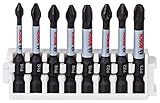 Bosch Professional 8 tlg. Impact Control Schrauberbit Set (Pick and Click, Zubehör Schlagschrauber)