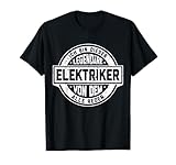 Elektriker Legende Witziger Vintage Spruch T-Shirt