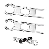 BIBARAJM 2 Stück Steckbarer Montage Werkzeug Schlüssel Spanner set Aluminium Werkzeug Montage-Werkzeug für MC4-Stecker MC4 Werkzeug Schraubenschlüssel zum Trennen Von Stecker und Buchse