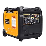 maXpeedingrods 5500 Watt Inverter Stromerzeuger mit Fernbedienung Notstromaggregat Hausversorgung Benzin Leise 4 Takt Generator 7,4 PS für Kühlschrank Bauindustrie Baustelle mit USB 230 V Steckdosen