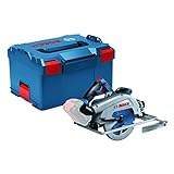 Bosch Professional 18V System BITURBO Akku Kreissäge GKS 18V-68 GC (Leerlaufdrehzahl 2500-5000 min-1, kompatibel mit Führungsschienen, inkl. L-BOXX, ohne Akku/ Ladegerät)