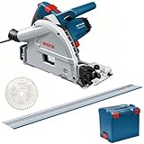 Bosch Professional GKT 55 GCE + FSN 1400 Tauchsäge Schnitttiefe max. (90°) 57mm inkl. Koffer 1400W