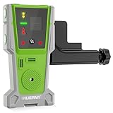 Huepar LR-8RG Laserdetektor für Lasernivellierung, digitaler Laserempfänger für grünen und roten Strahl, zweiseitige LED-Anzeige und Magnet, Doppellampe und 90-dB-Summer, Arbeitsabstand 60 m (200 Fuß)