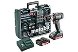 Metabo Akku-Schlagbohrmaschine SB 18 L Set 18 V- inkl. 2 CAS Li-Ion Akkupacks (18V/2Ah); Ladegerät; Zubehör-Set und Transportkoffer - 602317870