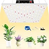 YAYZA! Pflanzenlampe LED 100W Grow Lampe Pflanzen Lampe Led Vollspektrum für Growzelt, UV Grow Light Dimmen 10%-100% mit LM301B Pflanzenlicht für Zimmerpflanzen Gemüse und Blumen im Garten