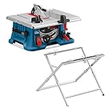 Bosch Professional Tischkreissäge GTS 635-216 + Arbeitstisch GTA 560 (Leistung 1.600 Watt, 5.500 U/min, inkl. 1x Kreissägeblatt)