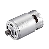 sourcing map DC 18V 20500 U/Min Elektrischer Getriebemotor 12 Zähne für Akkuschrauber