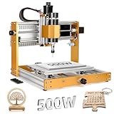 ANNOYTOOLS CNC-Fräsmaschine All-Metal 3018 2.0 PRO+ mit 500W-Spindel, Endschaltern und Not-Aus, 300 x 180 x 80 mm Arbeitsbereich CNC-Maschine für Holz, Acryl, Aluminium-Schnitzerei