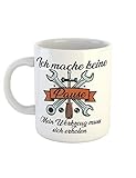 clothinx Tasse Ich mache keine Pause lustiges Handwerker Geschenk | Eine Geschenkidee für Mitglieder der Arbeiterklasse, Innung, Zunft, Handwerksinnung, den Handwerksmann oder Malocher