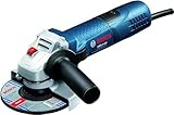 Bosch Professional Winkelschleifer GWS 7-125 (720 Watt, Scheiben-Ø: 125 mm, im Karton), Schwarz, Blau, Silber