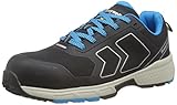 Honeywell Agile Runner S3 Arbeitsschutzschuhe für Damen und Herren, Low-Cut-Stil, 3D-Netzfutter, Gummiaußensohle, Abnutzungsindikatoren, Blau, Größe 6 UK, 6250123-40