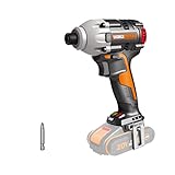 WORX NITRO WX261.9 Akku-Schlagschrauber 20V – Brushless Motor - Akkuschrauber mit Sechskant-Aufnahme (Holz-/Montagebau) - 230Nm Drehmoment – Ergonomische Design – ohne Akku & Ladegerät