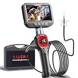 Ralcam Endoskopkamera 6,2mm Endoscope Camera - 360° Endoskop Schwenkbarer 4,3' HD 720P Inspektionskamera mit Licht Rohrkamera, Kameras mit 6 LED, IP67 Wasserdicht 2M Halbsteifes Kabel Lenkendoskop