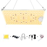 WEIATTLE Pflanzenlampe LED, 600W LED Pflanzenlicht Vollspektrum, Led Grow Lampe mit UV & IR LED Grow Light, Wachstumslampe für Innen Samen Knospe Pflanze Gemüse und Blume für Wachsen Zel