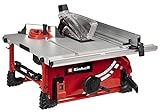 Einhell Tischkreissäge TE-TS 254 T (2000 Watt, 89 mm Schnitthöhe, Ø 254 mm Sägeblatt, Tischverbreiterung, Winkelanschlag, Parallelanschlag, Softstart, Überlastschalter)