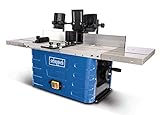 Scheppach Fräsmaschine HF60 Tischfräsmaschine | 230V 1500W | Spannzangen 6/8/12mm | Spindelhöhe max. 40mm | variable Drehzahlregulierung 11500 bis 24000 min-1 | inkl. Tischverbreiterungen