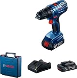 Bosch Professional 18V System Akku-Bohrschrauber GSR 180-LI (inkl. 2 x Akkus x2.0Ah)