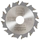 Dewalt Nutfräser HM (102/22/4 mm, 12 Zähne, für den Einsatz in Lamellendübelfräsen) DT1306-QZ