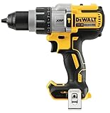 Dewalt 18 Volt 3-Gang Akku-Schlagbohrschrauber DCD996NT (3-Gang Vollmetallgetriebe, Sicherheitselektronik, elektronische Drehzahlregulierung, 11-stufiges Drehmoment, ohne Akku und Ladegerät)