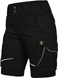 Leibwächter Kurzehose Damen Shorts Flex LINE schwarz-grau Nr. FLXDK25 Größe 38