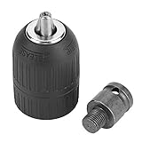 VOBOR Schnellspannbohrfutter,Bohrfutter Adapter auf sds,Bohrfutter Schnellspann sds adapter Schnellspann mit 1/2 Zoll SDS Plus Adapter Akkuwinkelbohrmaschine 2–13mm