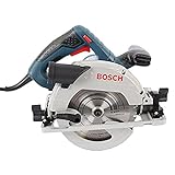 Bosch Professional Kreissäge GKS 55 + GCE (inkl. Innensechskant, 1x Kreissägeblatt, Standard for Wood speed, 165 x 1,7 x 20 mm, 12, Parallelanschlag, Vakuumadapter)