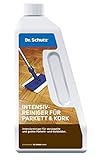 Dr. Schutz Intensivreiniger 750 ml für Parkett & Kork | Parkettreiniger löst hartnäckigen Schmutz und Fettflecken von versiegelten, geölten, gewachsten Böden | Holzboden Reiniger | Parkett Reinigung