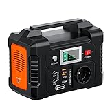 Tragbare Powerstation 200W Powerbank 151Wh Camping Stromgenerator, 40800mAh Solar Notstromaggregat Power Bank mit Steckdose für Outdoor Garten Station Stromerzeuger Solargenerator