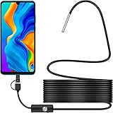 Retoo Endoskop USB-C HD für Android, 3.9 mm Endoskopkamera mit LED wasserdichte, Megapixel Inspektionskamera, Schlangenkabel für Smartphone, Kabelschlangenkamera, Handy Endoskop, Boreskope Kamera